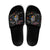 Funny Astronaut Fishing In Space Christmas Slide Sandals Xmas Holiday Patterns - Wonder Print Shop