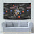 Funny Astronaut Fishing In Space Christmas Tapestry Xmas Holiday Patterns - Wonder Print Shop