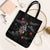 Funny Astronaut Fishing In Space Christmas Tote Bag Xmas Holiday Patterns - Wonder Print Shop