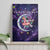 Funny Astronauts Sit On Flamingo Christmas Canvas Wall Art Xmas Holiday Patterns - Wonder Print Shop