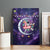 Funny Astronauts Sit On Flamingo Christmas Canvas Wall Art Xmas Holiday Patterns - Wonder Print Shop