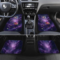 Funny Astronauts Sit On Flamingo Christmas Car Mats Xmas Holiday Patterns - Wonder Print Shop