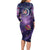 Funny Astronauts Sit On Flamingo Christmas Family Matching Long Sleeve Bodycon Dress and Hawaiian Shirt Xmas Holiday Patterns - Wonder Print Shop