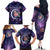 Funny Astronauts Sit On Flamingo Christmas Family Matching Off The Shoulder Long Sleeve Dress and Hawaiian Shirt Xmas Holiday Patterns - Wonder Print Shop