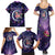 Funny Astronauts Sit On Flamingo Christmas Family Matching Summer Maxi Dress and Hawaiian Shirt Xmas Holiday Patterns - Wonder Print Shop