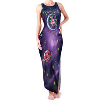 Funny Astronauts Sit On Flamingo Christmas Family Matching Tank Maxi Dress and Hawaiian Shirt Xmas Holiday Patterns - Wonder Print Shop