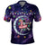 Funny Astronauts Sit On Flamingo Christmas Polo Shirt Xmas Holiday Patterns - Wonder Print Shop