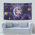 Funny Astronauts Sit On Flamingo Christmas Tapestry Xmas Holiday Patterns - Wonder Print Shop