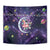 Funny Astronauts Sit On Flamingo Christmas Tapestry Xmas Holiday Patterns - Wonder Print Shop