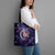 Funny Astronauts Sit On Flamingo Christmas Tote Bag Xmas Holiday Patterns - Wonder Print Shop
