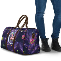 Funny Astronauts Sit On Flamingo Christmas Travel Bag Xmas Holiday Patterns - Wonder Print Shop