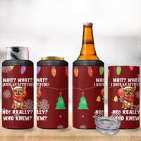 Chihuahua Attitude Christmas 4 in 1 Can Cooler Tumbler Xmas Holiday Patterns - Wonder Print Shop