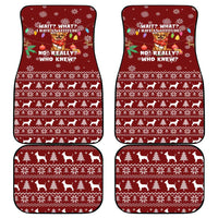 Chihuahua Attitude Christmas Car Mats Xmas Holiday Patterns - Wonder Print Shop
