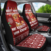 Chihuahua Attitude Christmas Car Seat Cover Xmas Holiday Patterns - Wonder Print Shop