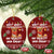Chihuahua Attitude Christmas Ceramic Ornament Xmas Holiday Patterns - Wonder Print Shop