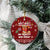 Chihuahua Attitude Christmas Ceramic Ornament Xmas Holiday Patterns - Wonder Print Shop