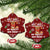 Chihuahua Attitude Christmas Ceramic Ornament Xmas Holiday Patterns - Wonder Print Shop