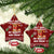 Chihuahua Attitude Christmas Ceramic Ornament Xmas Holiday Patterns - Wonder Print Shop