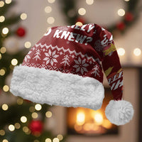 Chihuahua Attitude Christmas Santa Hat Xmas Holiday Patterns - Wonder Print Shop