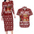 Chihuahua Attitude Christmas Couples Matching Long Sleeve Bodycon Dress and Hawaiian Shirt Xmas Holiday Patterns - Wonder Print Shop