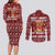 Chihuahua Attitude Christmas Couples Matching Long Sleeve Bodycon Dress and Long Sleeve Button Shirt Xmas Holiday Patterns - Wonder Print Shop