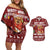 Chihuahua Attitude Christmas Couples Matching Off Shoulder Short Dress and Hawaiian Shirt Xmas Holiday Patterns - Wonder Print Shop