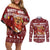 Chihuahua Attitude Christmas Couples Matching Off Shoulder Short Dress and Long Sleeve Button Shirt Xmas Holiday Patterns - Wonder Print Shop