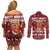Chihuahua Attitude Christmas Couples Matching Off Shoulder Short Dress and Long Sleeve Button Shirt Xmas Holiday Patterns - Wonder Print Shop