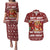Chihuahua Attitude Christmas Couples Matching Puletasi and Hawaiian Shirt Xmas Holiday Patterns - Wonder Print Shop