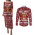 Chihuahua Attitude Christmas Couples Matching Puletasi and Long Sleeve Button Shirt Xmas Holiday Patterns - Wonder Print Shop