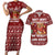 Chihuahua Attitude Christmas Couples Matching Short Sleeve Bodycon Dress and Hawaiian Shirt Xmas Holiday Patterns - Wonder Print Shop