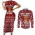 Chihuahua Attitude Christmas Couples Matching Short Sleeve Bodycon Dress and Long Sleeve Button Shirt Xmas Holiday Patterns - Wonder Print Shop