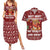 Chihuahua Attitude Christmas Couples Matching Summer Maxi Dress and Hawaiian Shirt Xmas Holiday Patterns - Wonder Print Shop