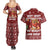 Chihuahua Attitude Christmas Couples Matching Summer Maxi Dress and Hawaiian Shirt Xmas Holiday Patterns - Wonder Print Shop