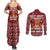 Chihuahua Attitude Christmas Couples Matching Summer Maxi Dress and Long Sleeve Button Shirt Xmas Holiday Patterns - Wonder Print Shop