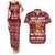 Chihuahua Attitude Christmas Couples Matching Tank Maxi Dress and Hawaiian Shirt Xmas Holiday Patterns - Wonder Print Shop