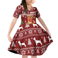 Chihuahua Attitude Christmas Family Matching Off Shoulder Short Dress and Hawaiian Shirt Xmas Holiday Patterns - Wonder Print Shop