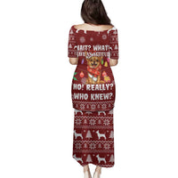 Chihuahua Attitude Christmas Family Matching Puletasi and Hawaiian Shirt Xmas Holiday Patterns - Wonder Print Shop