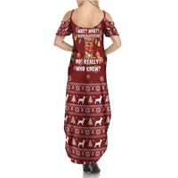 Chihuahua Attitude Christmas Family Matching Summer Maxi Dress and Hawaiian Shirt Xmas Holiday Patterns - Wonder Print Shop
