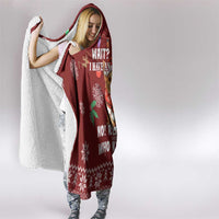 Chihuahua Attitude Christmas Hooded Blanket Xmas Holiday Patterns - Wonder Print Shop