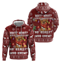 Chihuahua Attitude Christmas Hoodie Xmas Holiday Patterns - Wonder Print Shop