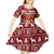 Chihuahua Attitude Christmas Kid Short Sleeve Dress Xmas Holiday Patterns - Wonder Print Shop