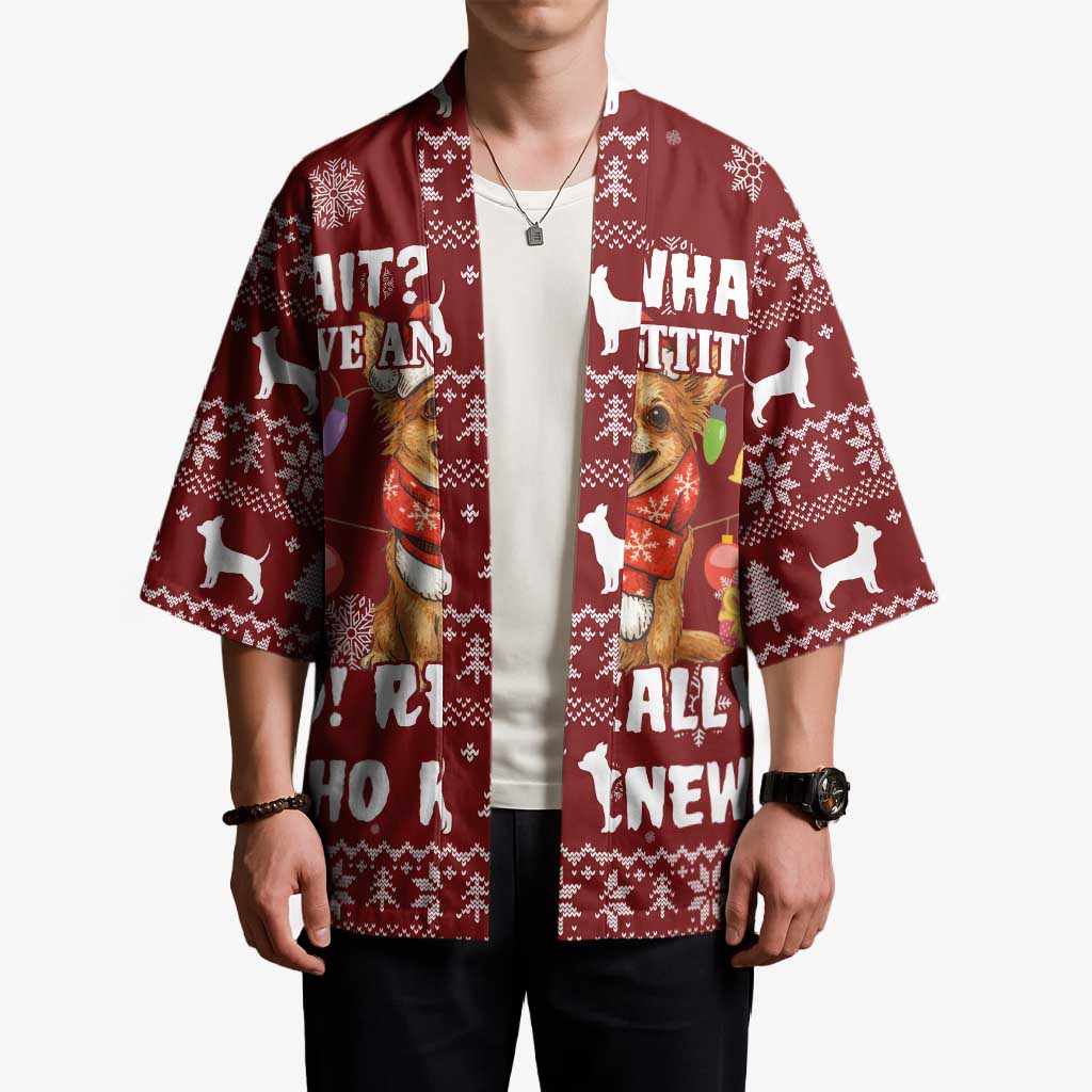Chihuahua Attitude Christmas Kimono Xmas Holiday Patterns - Wonder Print Shop