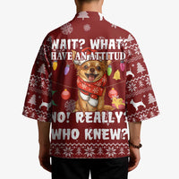 Chihuahua Attitude Christmas Kimono Xmas Holiday Patterns - Wonder Print Shop