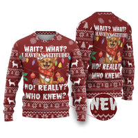 Chihuahua Attitude Christmas Ugly Christmas Sweater Xmas Holiday Patterns - Wonder Print Shop