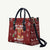 Chihuahua Attitude Christmas Leather Bag Xmas Holiday Patterns - Wonder Print Shop