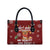 Chihuahua Attitude Christmas Leather Bag Xmas Holiday Patterns - Wonder Print Shop