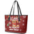 Chihuahua Attitude Christmas Leather Tote Bag Xmas Holiday Patterns - Wonder Print Shop