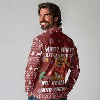 Chihuahua Attitude Christmas Long Sleeve Polo Shirt Xmas Holiday Patterns - Wonder Print Shop