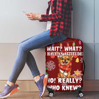 Chihuahua Attitude Christmas Luggage Cover Xmas Holiday Patterns - Wonder Print Shop